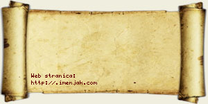 Janko Škrebić vizit kartica